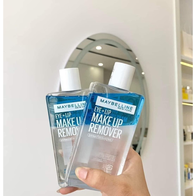 Nước Tẩy Trang Mắt và Môi Chuyên Dụng 2 lớp Maybelline New York Eye & Lip Makeup Remover 40ml