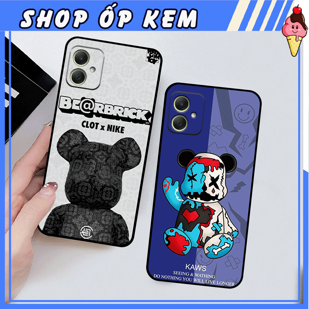 Ốp Điện Thoại Samsung Galaxy A05 , A05s In hình gấu Be@rbrick siêu đẹp dễ thương