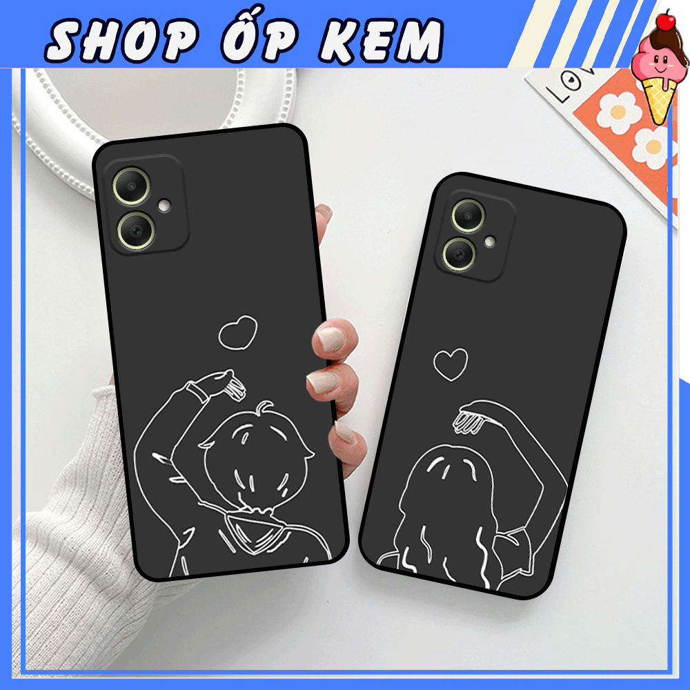 Ốp Điện Thoại Samsung Galaxy A05 , A05s In hình Cặp đôi couple đáng yêu cute dễ thương