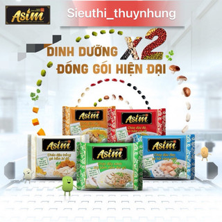 Combo 5 gói cháo ăn liền asim ngũ vị 72g