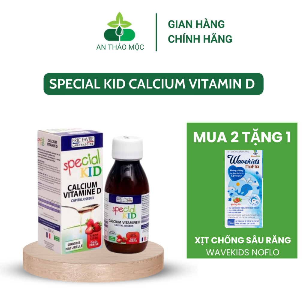 Special Kid Calcium Vitamin D.Calcium Và Vitamin D Giúp Xương Chắc Khỏe,Phát Triển Chiều Cao Cho Bé