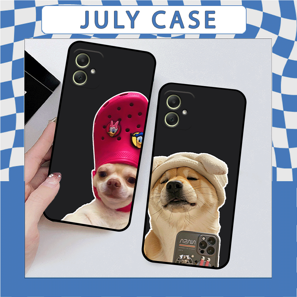 Ốp Điện Thoại Samsung Galaxy A05 , A05s In hình chó mèo bựa ngỗ nghĩnh dễ thương