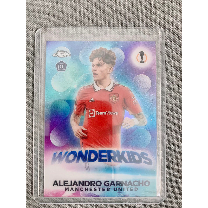 Thẻ Garnacho Rookies Wonderkids Topps Chrome 2022/23