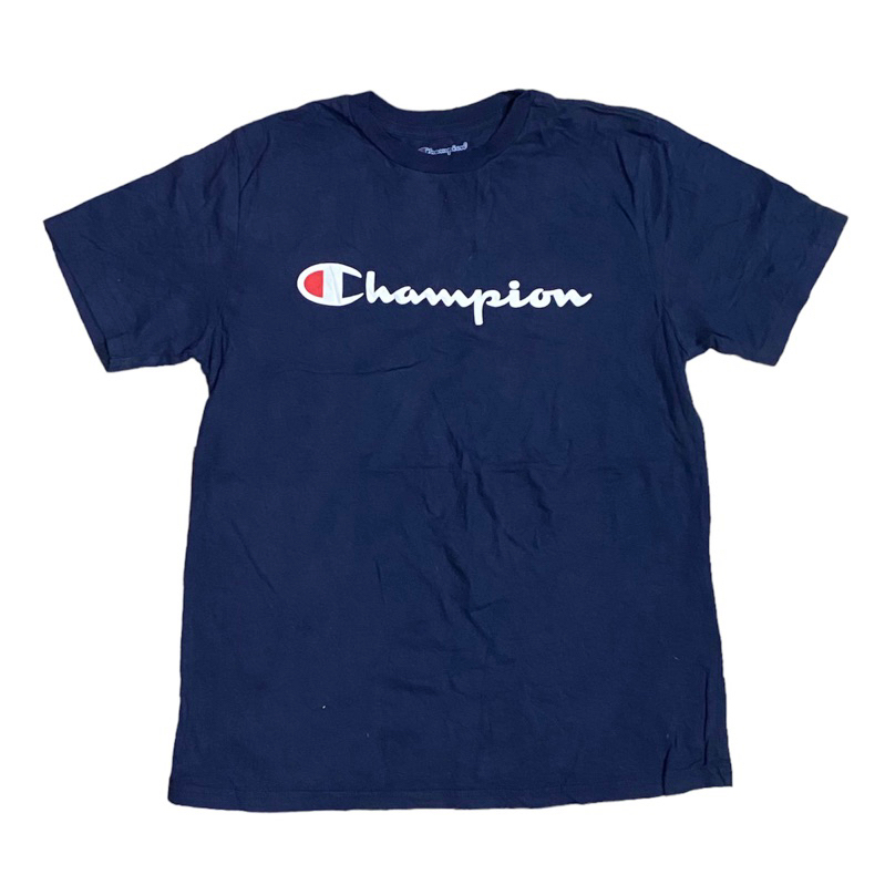 Áo Thun Mỹ Baby Tee 2hand Siêu Phẩm Chính Hãng CHAMPION Big Logo Size S Độ Mới Cao