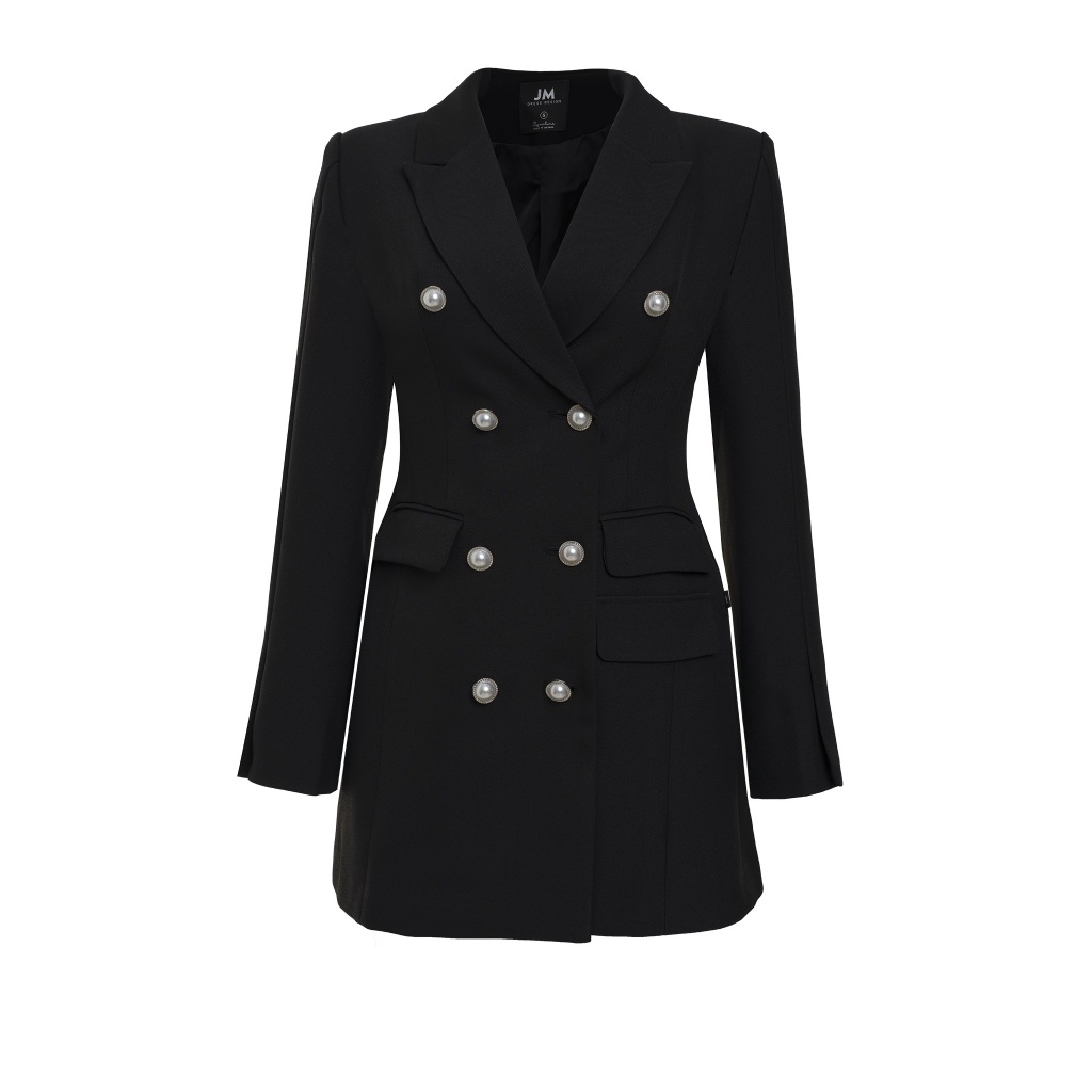 Áo Blazer JM Dress Desgin dáng dài nắp túi lệch 5B08.2207PL