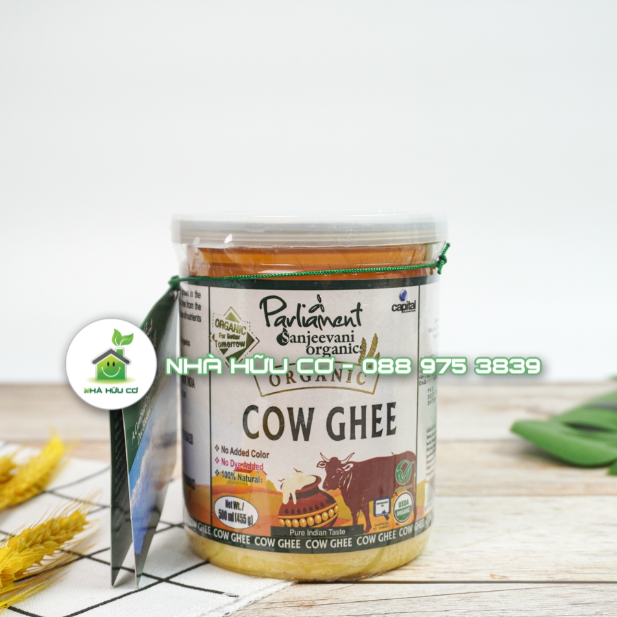 Bơ ghee hữu cơ PARLIAMENT 200ml/500ml - Date: 25/5/2024 - Shanti
