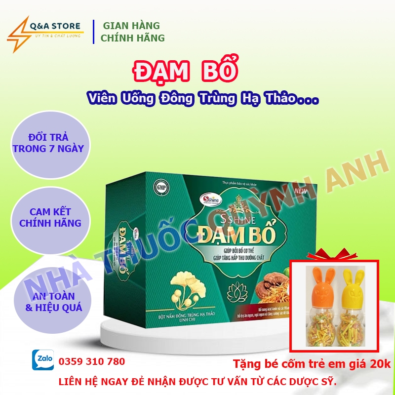SSHINE ĐẠM BỔ BỔ SUNG DƯỠNG CHẤT GIÚP ĂN NGON NGỦ NGON