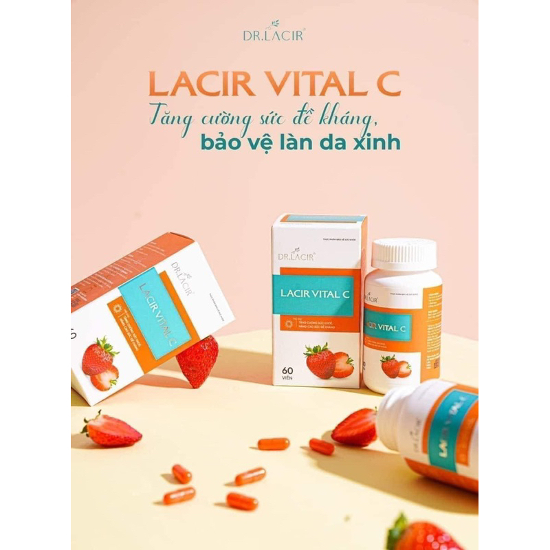 Viên uống Vitamin C Lacir Vital C 60 viên