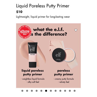 [SALE 55%] Kem lót che lỗ chân lông ELF Liquid Poreless Putty