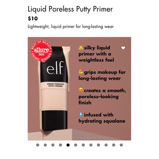 [SALE 55%] Kem lót che lỗ chân lông ELF Liquid Poreless Putty