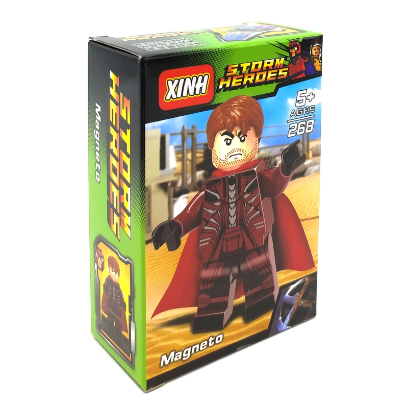 Đồ chơi lắp ráp logo siêu anh hùng super hero Xinh X0115 thế giới kỷ jura xếp mô hình trọn bộ 8 hộp sưu tầm trưng bày