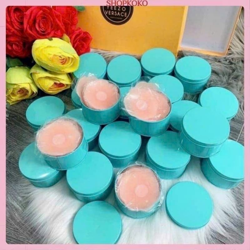 Combo 2 hộp Dán ngực silicon hoa mai