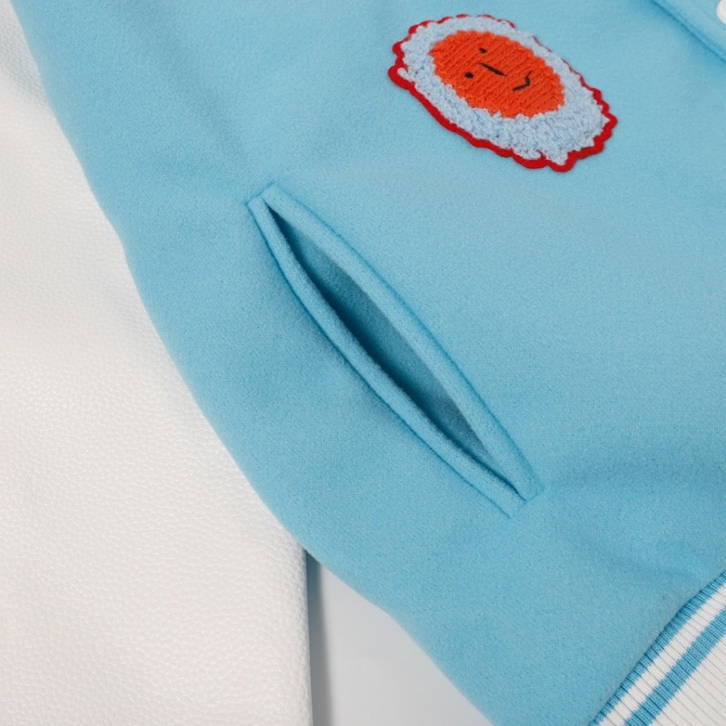 Áo varsity - Louis Vuitton - jacket LV 23ss Embroidered Faces Blouson