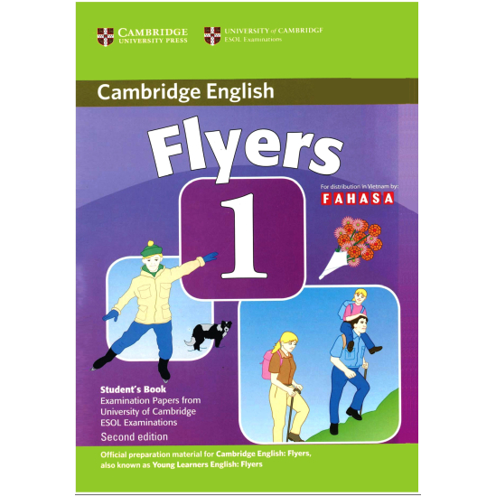Flyers 9q Cambridge English Flyers 2017 màu đẹp kèm mp3