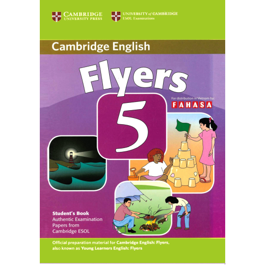 Flyers 9q Cambridge English Flyers 2017 màu đẹp kèm mp3