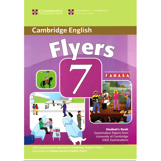 Flyers 9q Cambridge English Flyers 2017 màu đẹp kèm mp3