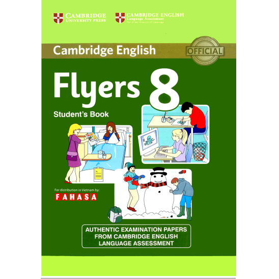 Flyers 9q Cambridge English Flyers 2017 màu đẹp kèm mp3