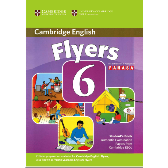 Flyers 9q Cambridge English Flyers 2017 màu đẹp kèm mp3