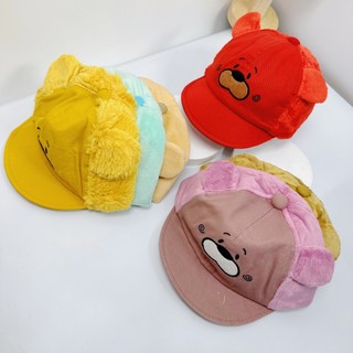 (Size 48) Nón Kết Bé Trai Nhung Màu Gấu Duy Ngọc Cao Cấp Dành Cho Bé Từ 1 Đến 2 Tuổi, hàng chính hãng (0628)