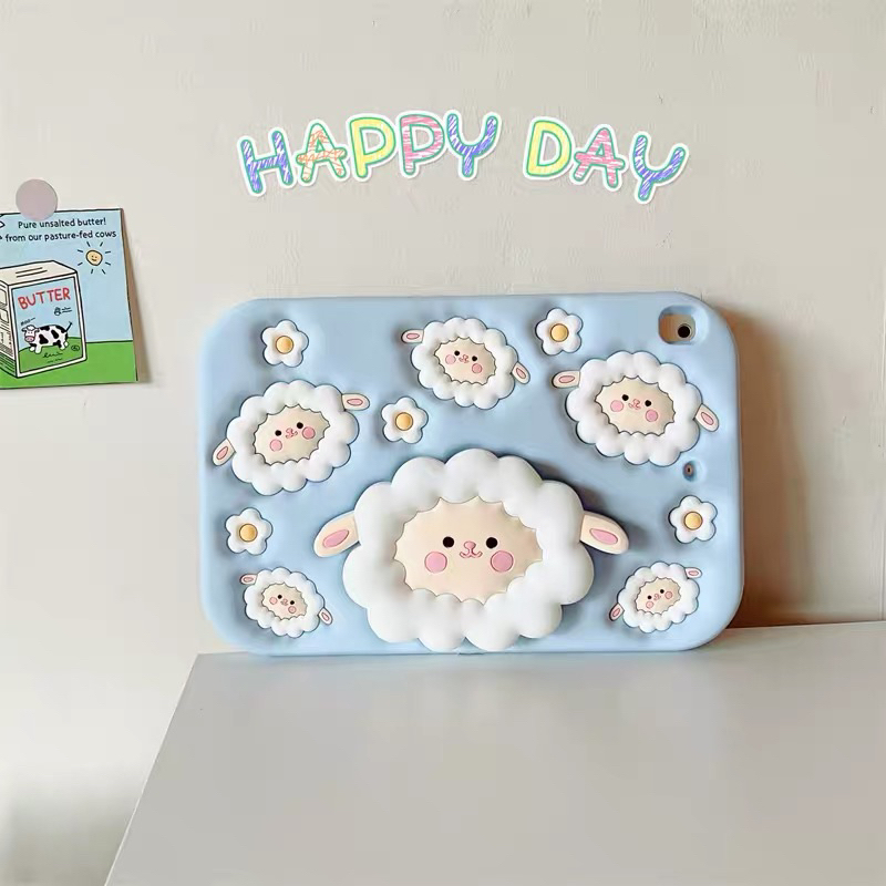 Ốp Silicone Đám Mây Ipad Air1/2/3/4/5/Gen5/6/7/8/9/Pro9.7/Pro11in