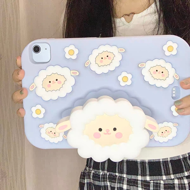 Ốp Silicone Đám Mây Ipad Air1/2/3/4/5/Gen5/6/7/8/9/Pro9.7/Pro11in