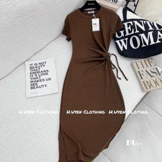 ĐẦM ÔM THUN GÂN XOẮN EO THỜI TRANG SIÊU DỄ THƯƠNG