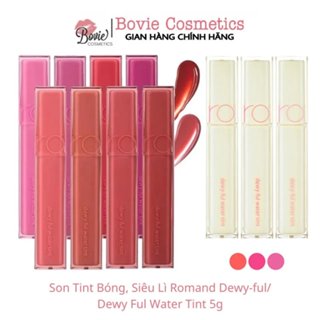 Son Tint Bóng, Siêu Lì Romand Dewy-ful Water Tint 5g | Dewyful 03 - 04 - 12 - 13