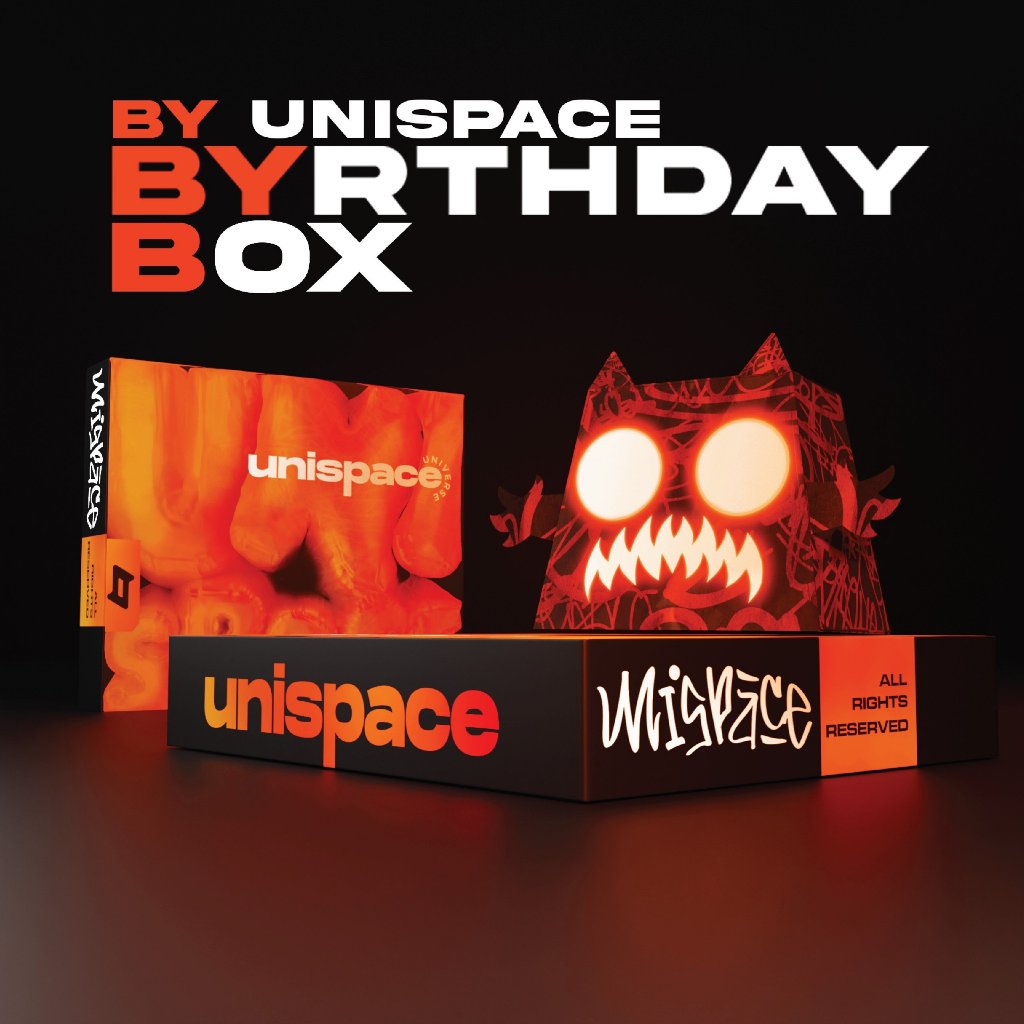 Hộp áo local brand oversize unisex By Unisapce Birthday Box