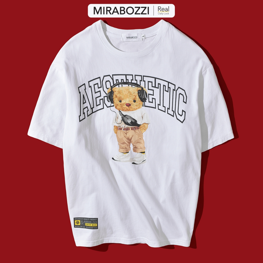 Áo thun Local Brand form rộng Unisex Nam Nữ MIRABOZZI Cotton 100% UTSG003 SP01