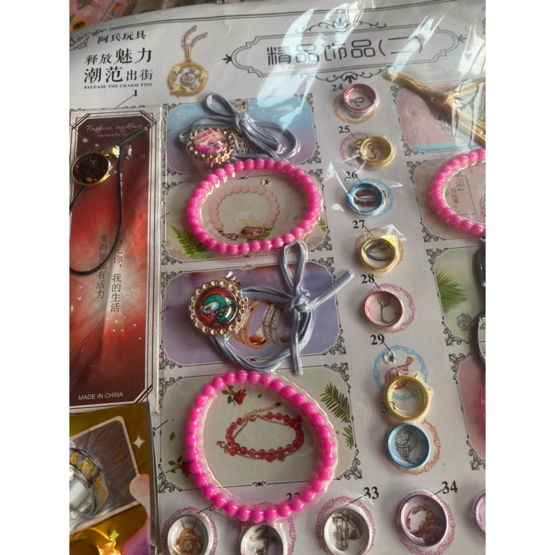 Bộ đồ bóc trúng thưởng trang sức