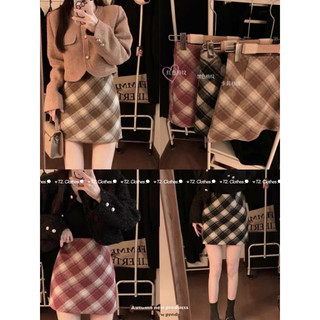Chân váy caro dáng ngắn / dài qccc - lianstore