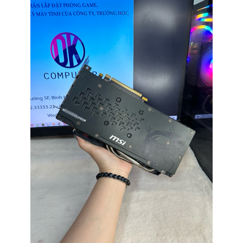 Card màn hình VGA MSI RADEON RX580 GAMING X 8GB GDDR5