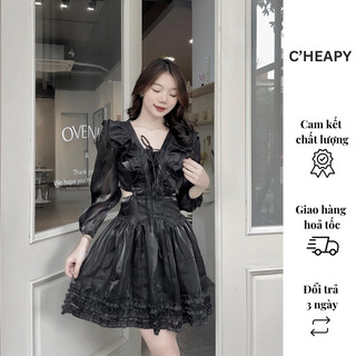 Đầm hở lưng dự tiệc Olili sang chảnh 💓CHEAPY STORE 💓 FREESHIP💓 mặc dự tiệc, sinh nhật, kỉ yếu