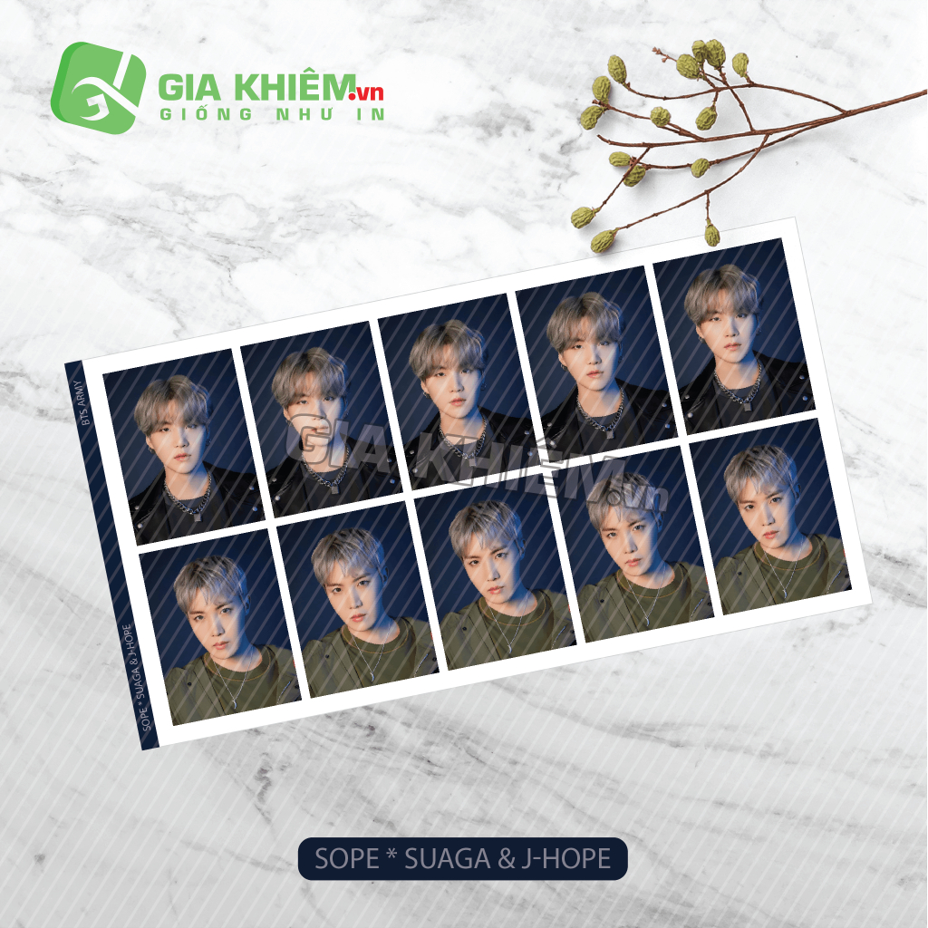 Photo ID BTS Ảnh thẻ BTS không phai không nhòe màu size 3x4cm