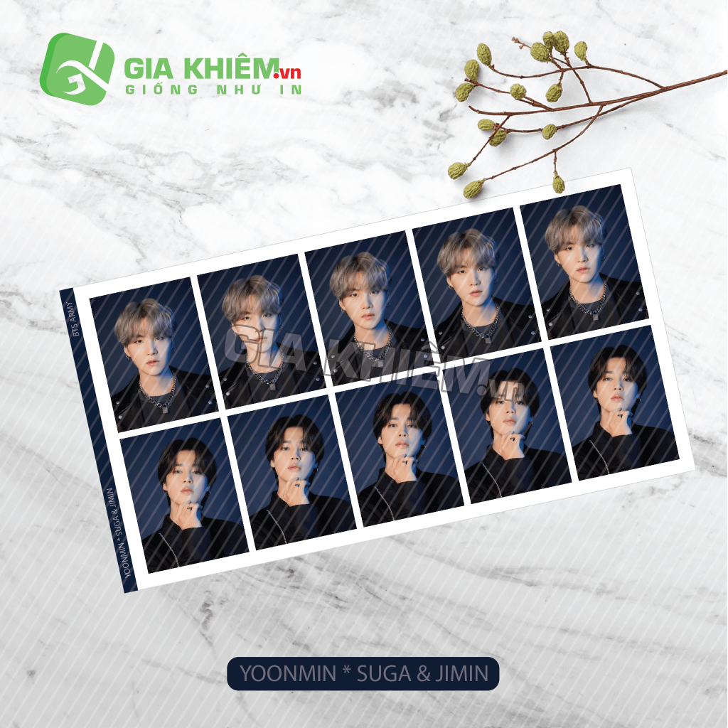 Photo ID BTS Ảnh thẻ BTS không phai không nhòe màu size 3x4cm