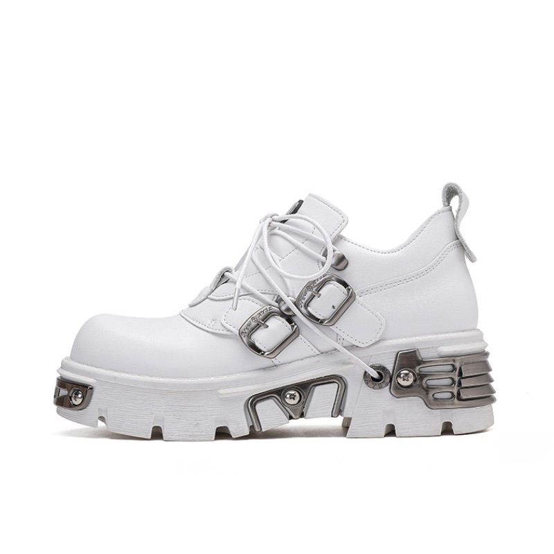 GIÀY DA GOTHIC M150 ĐINH SẮT PHONG CÁCH COOL NGẦU ĐẾ CAO 5CM