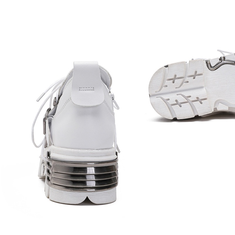 GIÀY DA GOTHIC M150 ĐINH SẮT PHONG CÁCH COOL NGẦU ĐẾ CAO 5CM