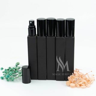 Lọ đựng, lọ chiết  nước hoa 10ml thủy tinh sơn cao cấp đi du lịch, dã ngoại làm quà tặng vuông dài dạng xịt phun sương