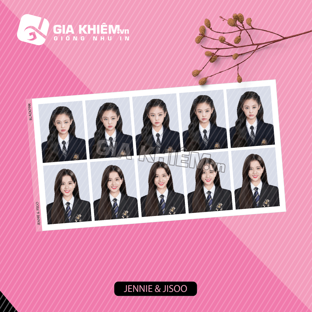 Photo ID BLACKPINK Ảnh thẻ BLACKPINK không phai không nhòe màu size 3x4cm
