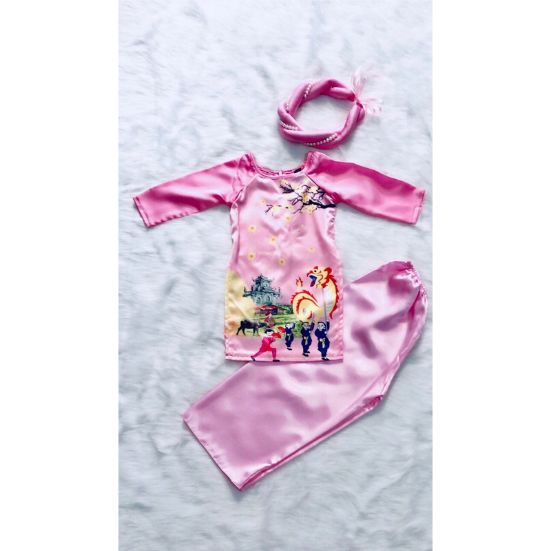 Áo dài cho bé gái