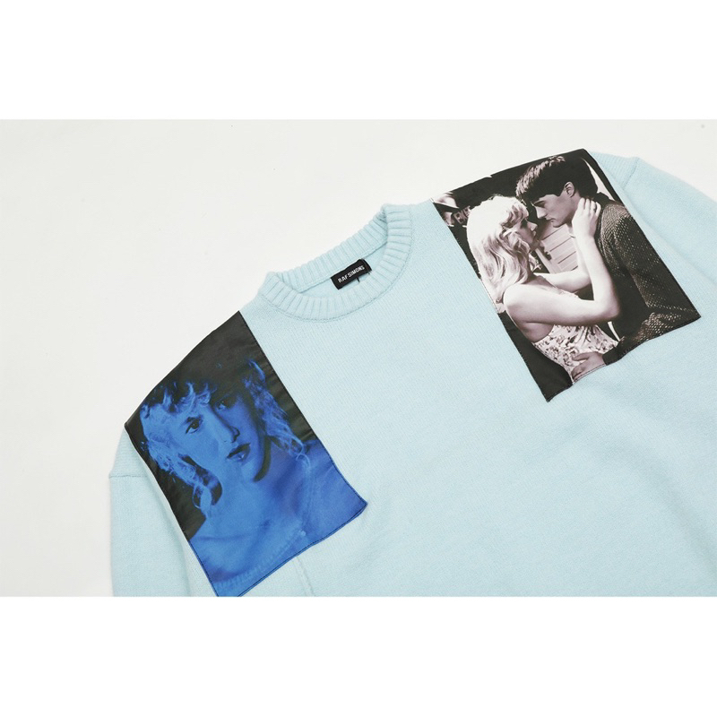 ⚡ORDER⚡Áo Len Raf Simons dài tay- Raf Simons Oversized Patches Sweater / Áo Sweater Raf Simons - áo len MCK