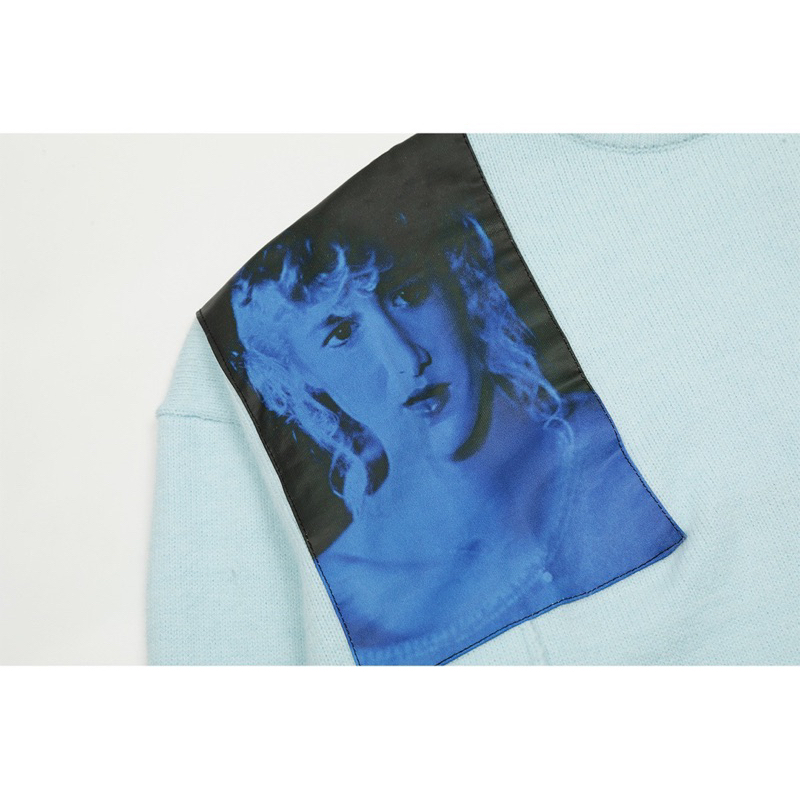 ⚡ORDER⚡Áo Len Raf Simons dài tay- Raf Simons Oversized Patches Sweater / Áo Sweater Raf Simons - áo len MCK