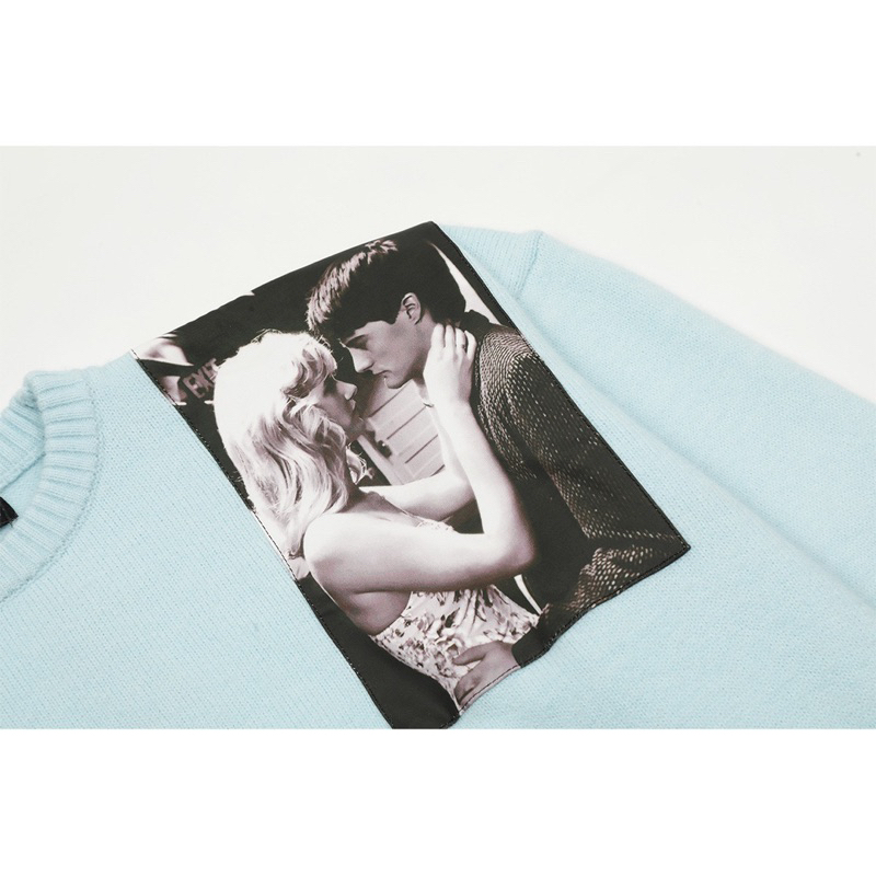 ⚡ORDER⚡Áo Len Raf Simons dài tay- Raf Simons Oversized Patches Sweater / Áo Sweater Raf Simons - áo len MCK