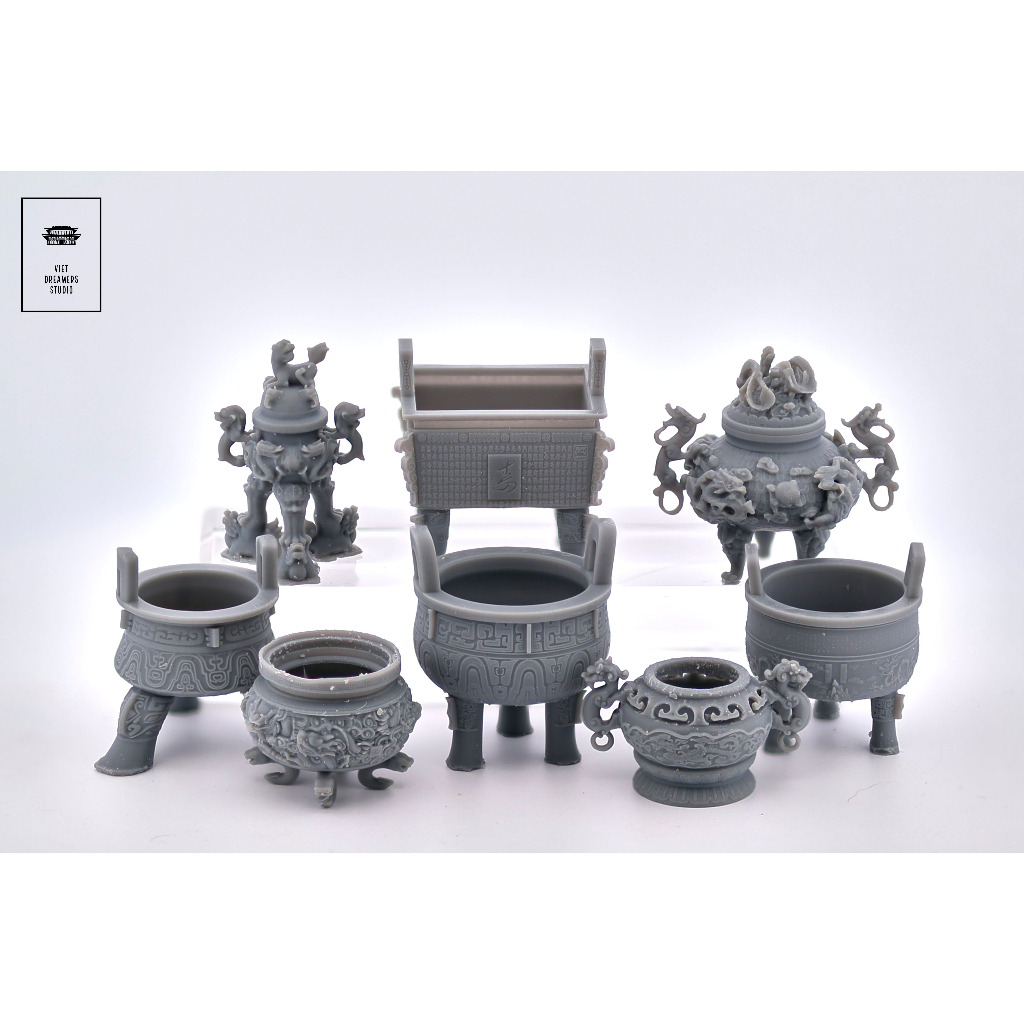 Mô Hình Lư Hương MINI - bán cạn - bể cá - hòn non bộ - terrarium - tinh xảo - chất lượng cao