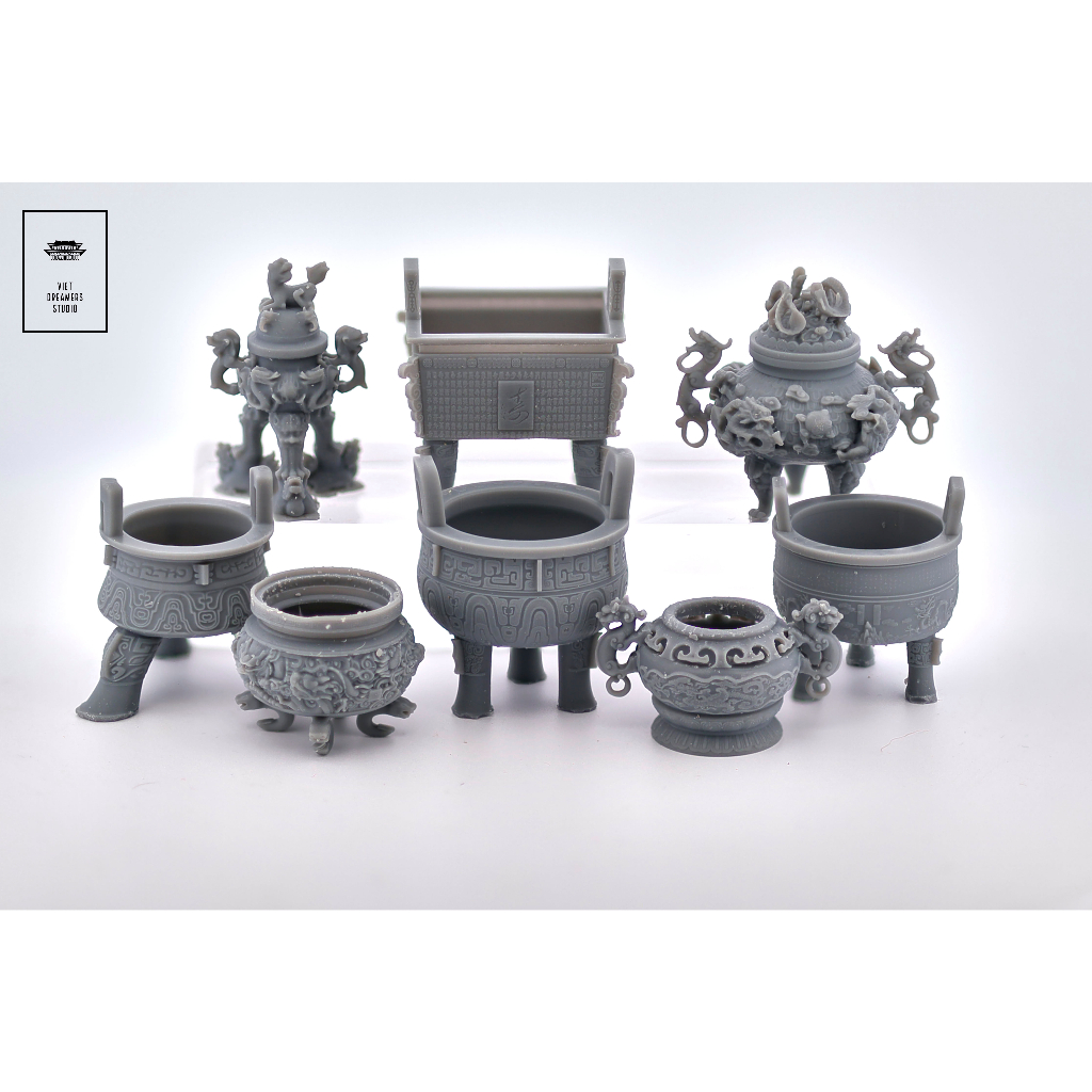 Mô Hình Lư Hương MINI - bán cạn - bể cá - hòn non bộ - terrarium - tinh xảo - chất lượng cao