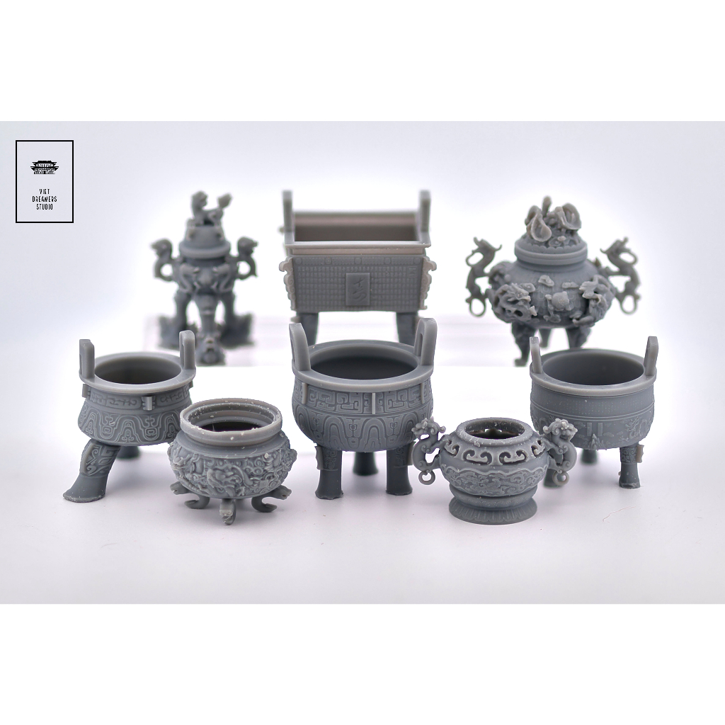 Mô Hình Lư Hương MINI - bán cạn - bể cá - hòn non bộ - terrarium - tinh xảo - chất lượng cao