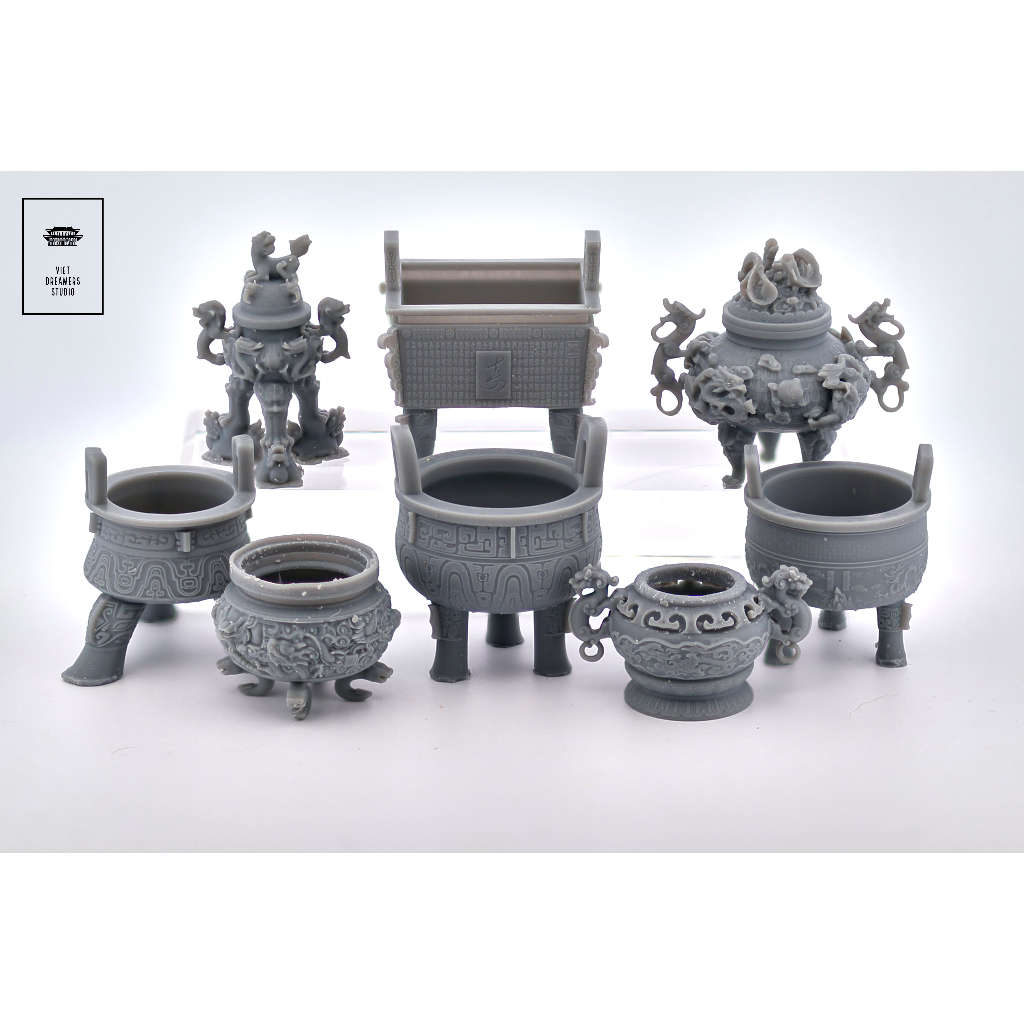 Mô Hình Lư Hương MINI - bán cạn - bể cá - hòn non bộ - terrarium - tinh xảo - chất lượng cao