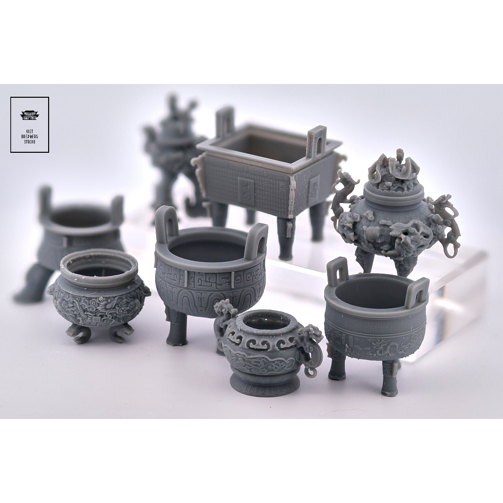 Mô Hình Lư Hương MINI - bán cạn - bể cá - hòn non bộ - terrarium - tinh xảo - chất lượng cao