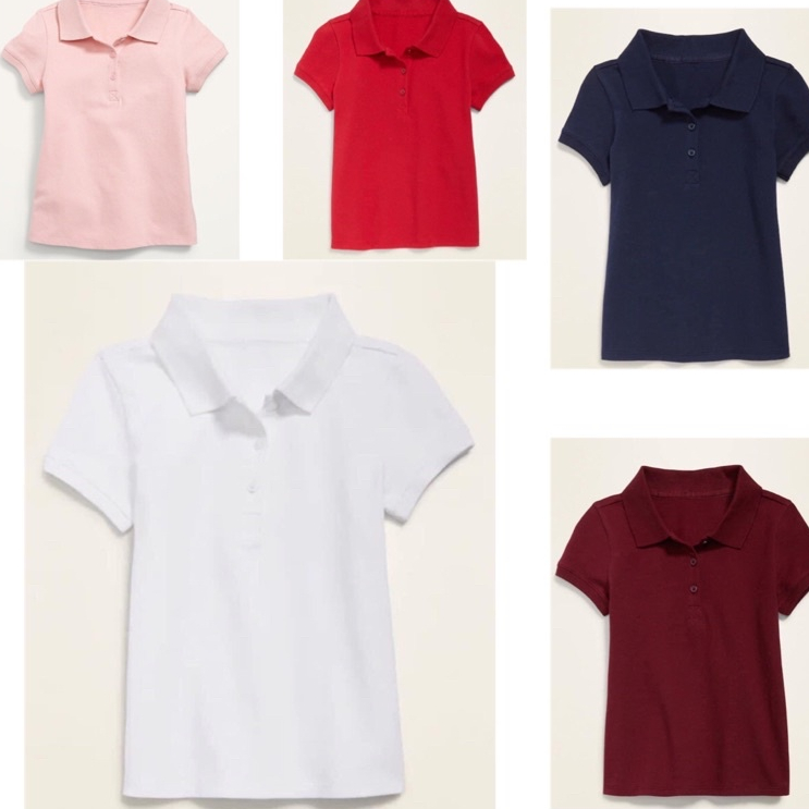 [KIDDO]Áo Polo các màu bé gái siêu xinh siêu yêu ❤️