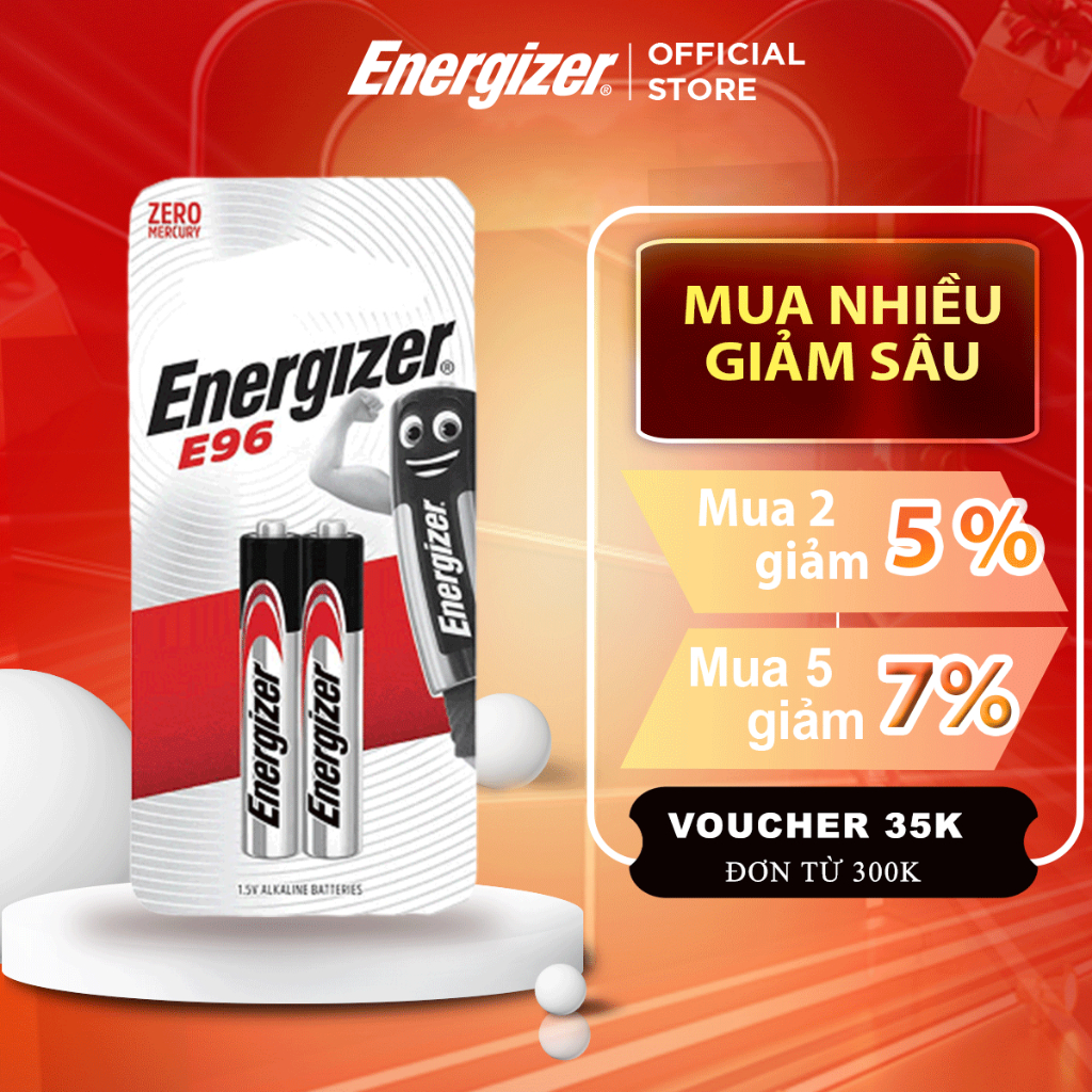 Pin Energizer AAAA E96_1.5 VOLT - Vỉ 2 viên - Hàng chính hãng